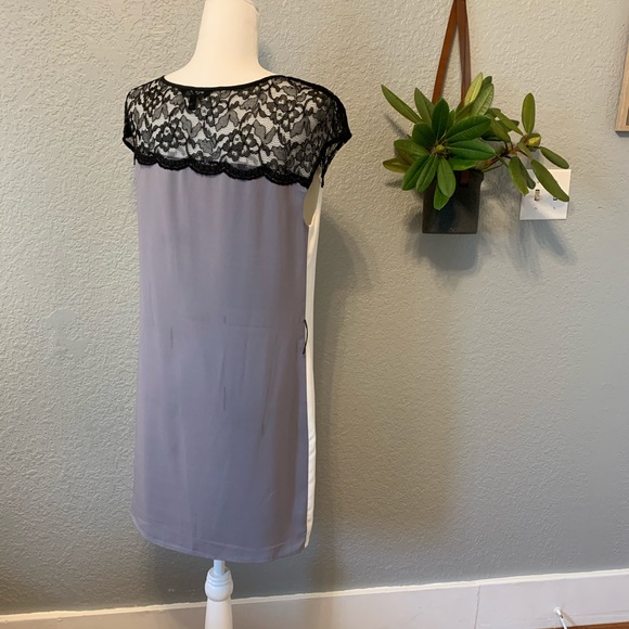 Express Shift Dress Color Block & Lace SP - Picture 6 of 8